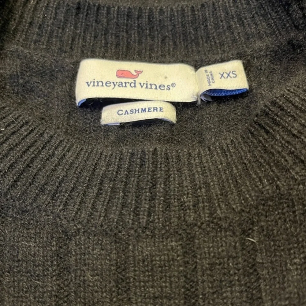Vineyard Vines Cashmere Cable Knit Sweater‎ size XXS black